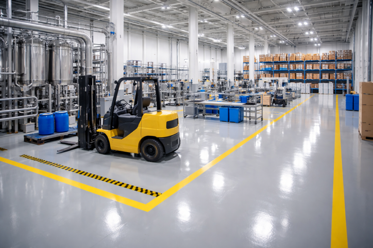 5 Alasan Pabrik Wajib Beralih Menggunakan Epoxy Lantai